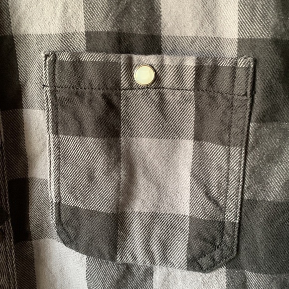 ZER ZABER Regular Fit Long Sleeve Gray Plaid Button Down Shirt - Picture 4 of 9